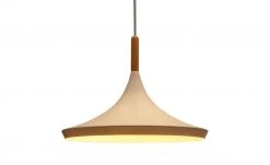 Pendelleuchte, 1-flammig, weiß / Holz -Innenleuchten Verkaufsladen 10682257 4 202112142232