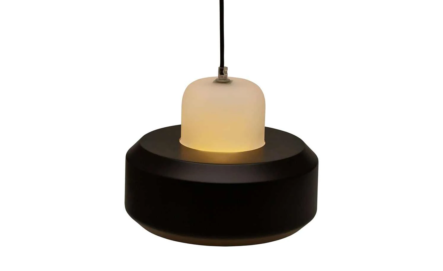 Pendelleuchte, 1-flammig, schwarz/weiß 4 Pendelleuchte, 1-flammig, schwarz/weiß – Bild 4