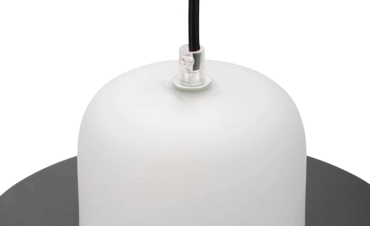 Pendelleuchte, 1-flammig, schwarz/weiß 7 Pendelleuchte, 1-flammig, schwarz/weiß – Bild 7