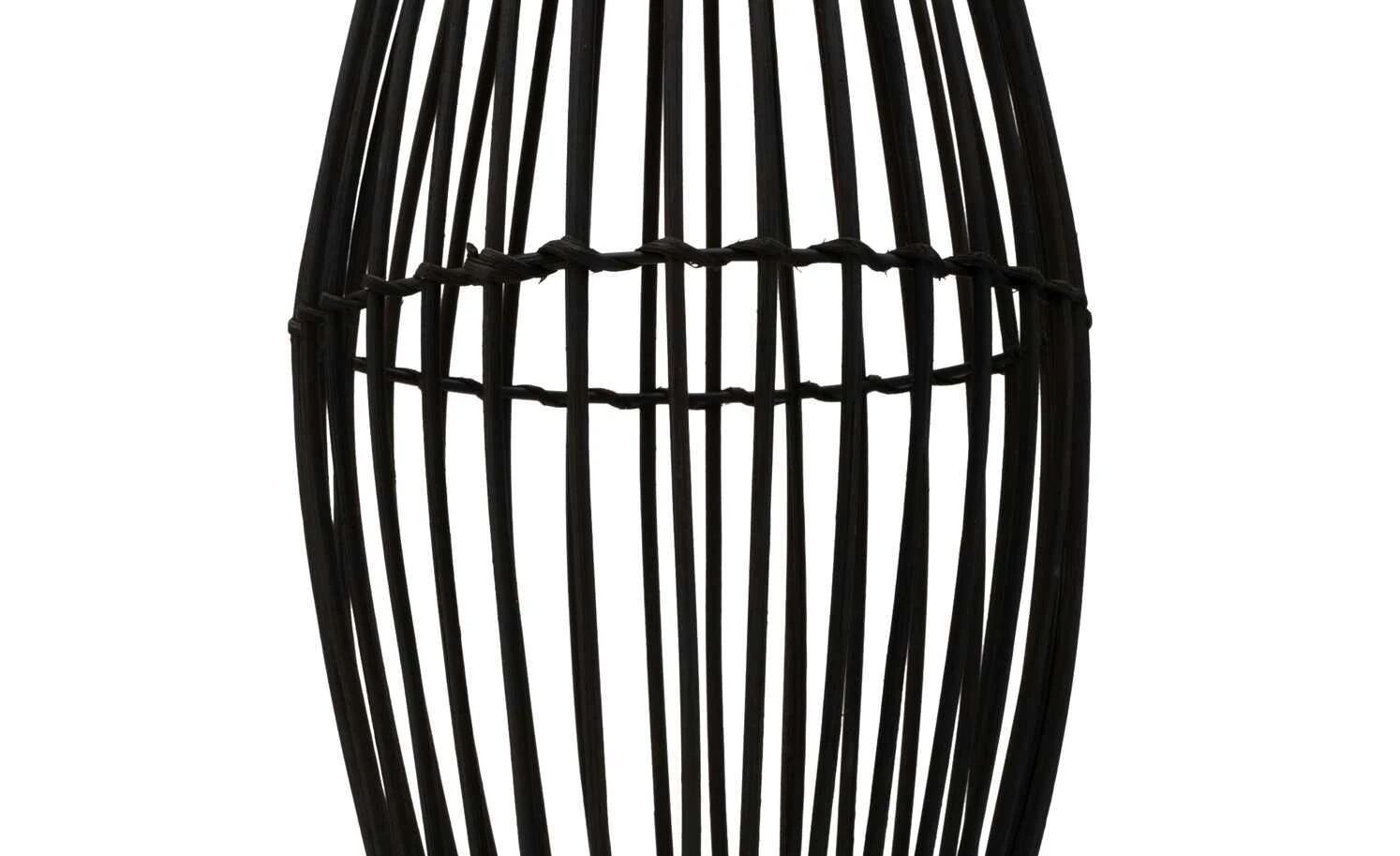 Pendelleuchte, 1-flammig, Rattan/schwarz 5 Pendelleuchte, 1-flammig, Rattan/schwarz – Bild 5