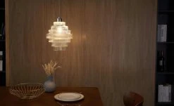 Pendelleuchte, 1-flammig, Glas klar