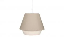 Pendelleuchte, 1-flammig Stoff grau/weiß -Innenleuchten Verkaufsladen 10683284 4 202201131238