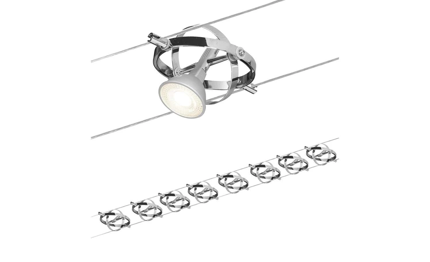 Seilsystem, Basisset, chrom/matt 2 Seilsystem, Basisset, chrom/matt – Bild 2