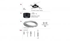 Seilsystem, Basisset, 5-flammig, schwarz-matt 11 Seilsystem, Basisset, 5-flammig, schwarz-matt -Innenleuchten Verkaufsladen 10683427 6 202201131238