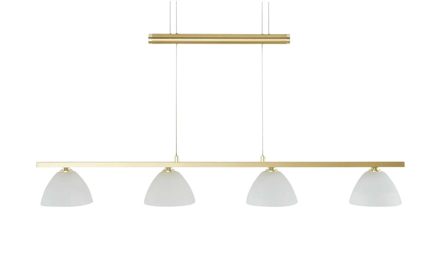 B-Leuchten LED-Pendelleuchte, 4-flammig, messing matt 2 B-Leuchten LED-Pendelleuchte, 4-flammig, messing matt – Bild 2