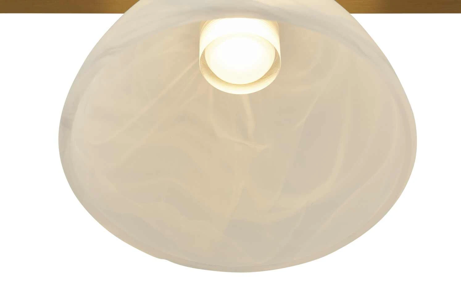 B-Leuchten LED-Pendelleuchte, 4-flammig, messing matt 8 B-Leuchten LED-Pendelleuchte, 4-flammig, messing matt – Bild 8