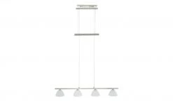 B-Leuchten LED-Pendelleuchte, 4-flammig, Nickel matt -Innenleuchten Verkaufsladen 10683551 1 202111261246