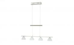 B-Leuchten LED-Pendelleuchte, 4-flammig, Nickel matt -Innenleuchten Verkaufsladen 10683551 2 202111261246