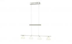 B-Leuchten LED-Pendelleuchte, 4-flammig, Nickel matt -Innenleuchten Verkaufsladen 10683551 3 202111261246