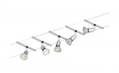 Seilsystem, Basisset, 5-flammig, chrom-matt