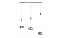 Fischer-Honsel LED-Pendelleuchte, 3-flammig, Schirme Nickel-matt antik -Innenleuchten Verkaufsladen 10684133 9 202203081236