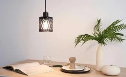 Pendelleuchte, 1-flammig, Rauchglas ´klein´