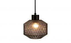 Pendelleuchte, 1-flammig, Rauchglas `bauchig´ -Innenleuchten Verkaufsladen 10684194 6 202201131238