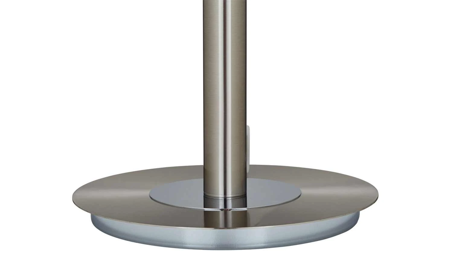 Trio Stehleuchte, 1-flammig, nickel matt, Fuß geschwungen 4 Trio Stehleuchte, 1-flammig, nickel matt, Fuß geschwungen – Bild 4