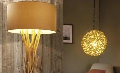 HOME STORY Treibholz Stehleuchte, 1-flammig