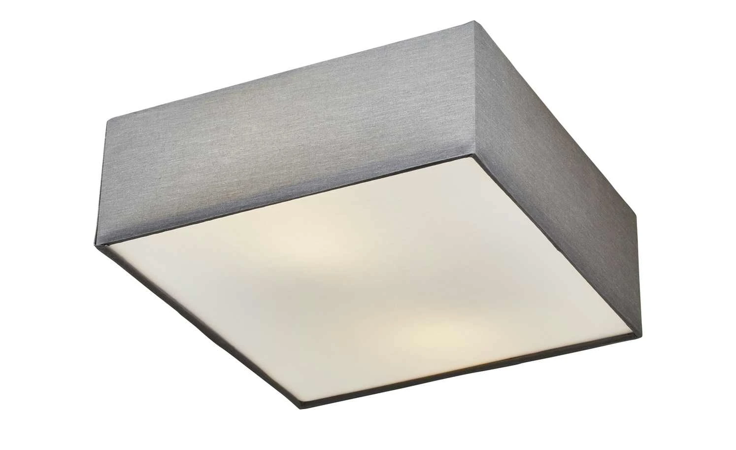 Trio Deckenleuchte mit eckigen Stoffschirm 1 Trio Deckenleuchte mit eckigen Stoffschirm