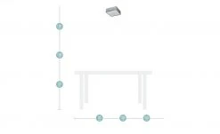 Trio Deckenleuchte mit eckigen Stoffschirm 7 Trio Deckenleuchte mit eckigen Stoffschirm -Innenleuchten Verkaufsladen 10685764 3 202106082233