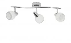 Deckenleuchte, 3-flammig, chrom/ Glas, weiß -Innenleuchten Verkaufsladen 10685936 3 202103161244