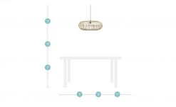 HOME STORY Pendelleuchte mit Holzlamellen 1-flammig -Innenleuchten Verkaufsladen 10685975 1 201911062244