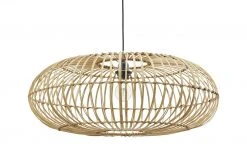 HOME STORY Pendelleuchte mit Holzlamellen 1-flammig -Innenleuchten Verkaufsladen 10685975 4 202109132232