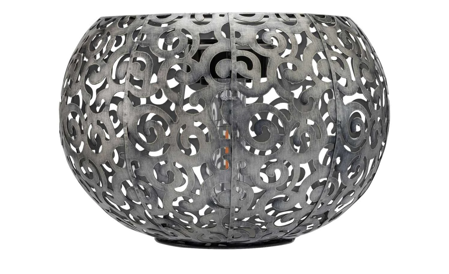 Solar-Tischleuchte, silberfarben `Schale´ 2 Solar-Tischleuchte, silberfarben `Schale´ – Bild 2