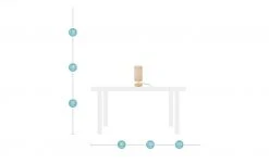 for friends Tischleuchte, 1-flammig Stoffschirm Cappuccino -Innenleuchten Verkaufsladen 10686121 5 202106211241