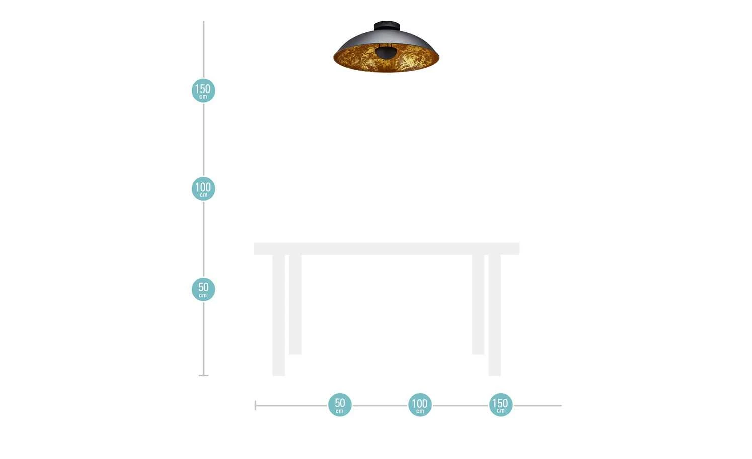 HOME STORY Retro-Deckenleuchte 5 HOME STORY Retro-Deckenleuchte – Bild 5