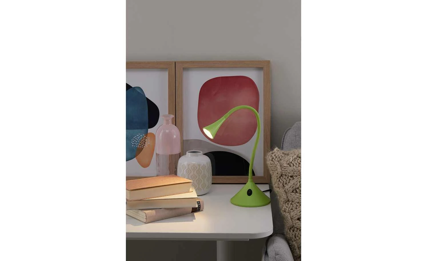 Trio LED-Schreibtischleuchte, mit Flexarm grün 1 Trio LED-Schreibtischleuchte, mit Flexarm grün