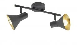 Trio Deckenstrahler, 2-flammig, schwarz/goldfarben 10 Trio Deckenstrahler, 2-flammig, schwarz/goldfarben -Innenleuchten Verkaufsladen 10686233 4 202103162233