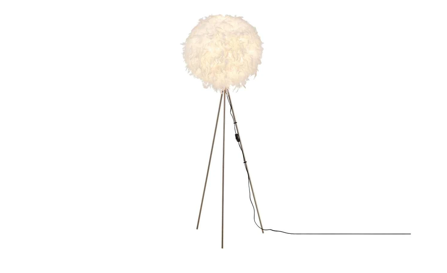Stehleuchte, 1-flammig, Schirm aus Federn 9 Stehleuchte, 1-flammig, Schirm aus Federn – Bild 9