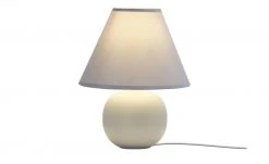 KHG Keramik-Tischleuchte, grau