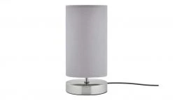 for friends Tischleuchte, 1-flammig, Stoffschirm grau