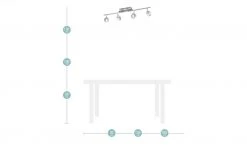 KHG LED-Spot, 4-flammig Nickel matt -Innenleuchten Verkaufsladen 10687293 1 201912162233