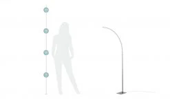 KHG LED-Stehleuchte, 1-flammig, nickel-matt -Innenleuchten Verkaufsladen 10687433 5 201911062244