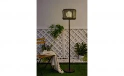 Solar-Stehleuchte, Schwarz