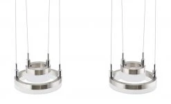 Meisterleuchten LED-Pendelleuchte, 4-flammig, nickel matt -Innenleuchten Verkaufsladen 10688015 4 201811271546