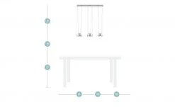 Meisterleuchten LED-Pendelleuchte, 6-flammig, nickel matt -Innenleuchten Verkaufsladen 10688016 1 202106102233