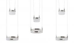 Meisterleuchten LED-Pendelleuchte, 6-flammig, nickel matt -Innenleuchten Verkaufsladen 10688016 10 202106102233