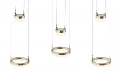 Meisterleuchten LED-Pendelleuchte, 6-flammig, nickel matt -Innenleuchten Verkaufsladen 10688016 12 202106102233