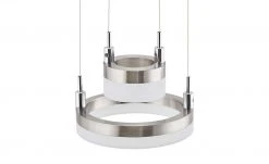 Meisterleuchten LED-Pendelleuchte, 6-flammig, nickel matt -Innenleuchten Verkaufsladen 10688016 3 202106102233