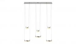 Meisterleuchten LED-Pendelleuchte, 6-flammig, nickel matt -Innenleuchten Verkaufsladen 10688016 8 202106102233