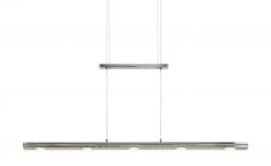 Trio LED-Pendelleuchte, nickel matt mit Dimmer