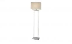 Stehleuchte, Stoffschirm in eckig