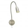 Fischer-Honsel LED-Wandleuchte, 1-flammig, Nickel matt