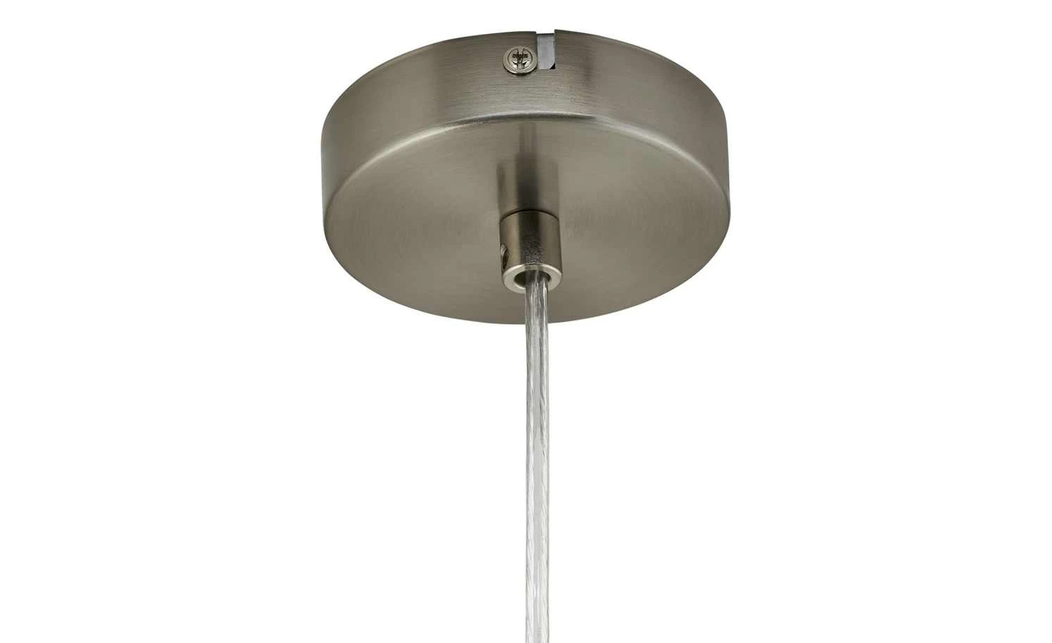 Stoffpendelleuchte, 1-flammig, Schirm grau/silber 5 Stoffpendelleuchte, 1-flammig, Schirm grau/silber – Bild 5