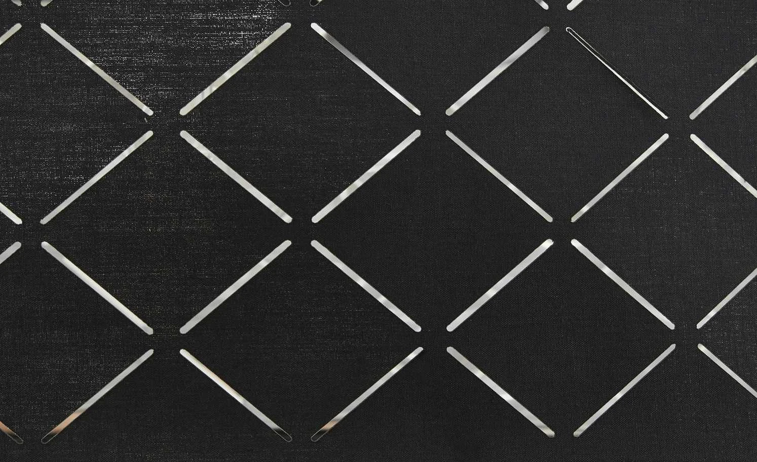 Stoffpendelleuchte, 3-flammig, Schirm grau/silber 2 Stoffpendelleuchte, 3-flammig, Schirm grau/silber – Bild 2