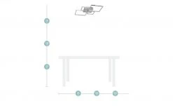 Paul Sommerkamp Leuchten LED-Deckenleuchte, 4-flammig, Alu -Innenleuchten Verkaufsladen 10688906 2 202106072309