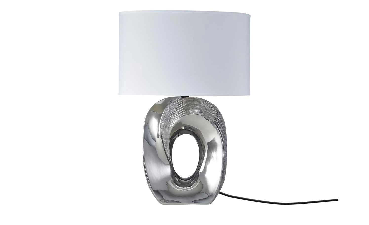 KHG Tischleuchte, Stoffschirm oval 5 KHG Tischleuchte, Stoffschirm oval – Bild 5