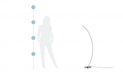 KHG LED-Stehleuchte, chrom mit Farbwechsler -Innenleuchten Verkaufsladen 10689204 1 202002252238