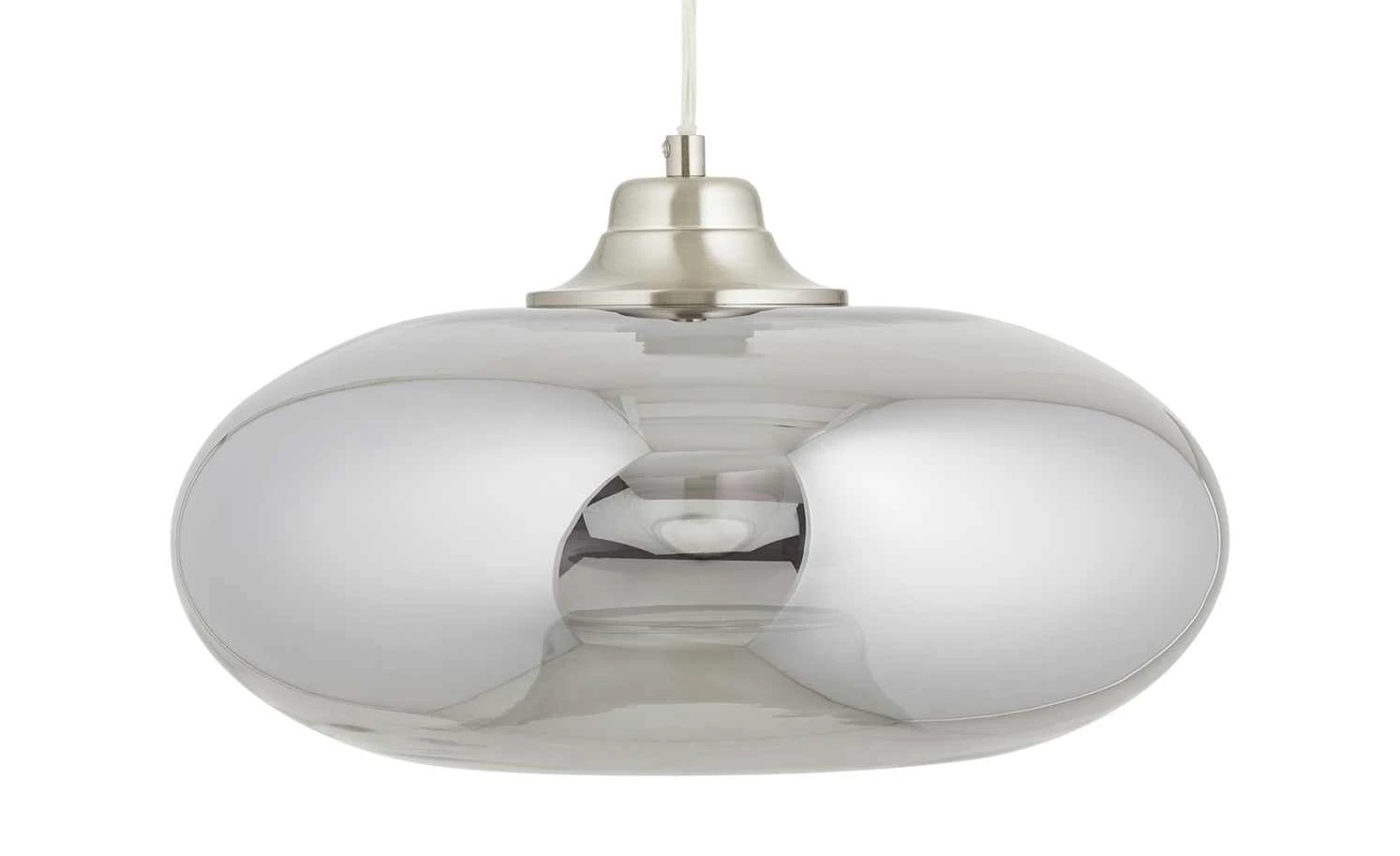 Glaspendelleuchte, 1-flammig 1 Glaspendelleuchte, 1-flammig